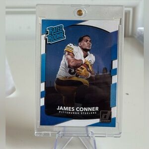 🔥 2017 James Conner Panini Donruss Rated Rookie Card. Arizona Cardinals
